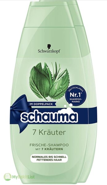 Frische Shampoo mit Sieben Kräuter für fettendes Haar