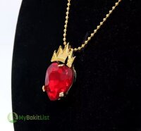 Disney Evil Queen Herz Krone Kette 👑(descendants ~ evie)