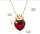 Disney Evil Queen Heart Crown Necklace 👑 (Descendants ~ Evie)