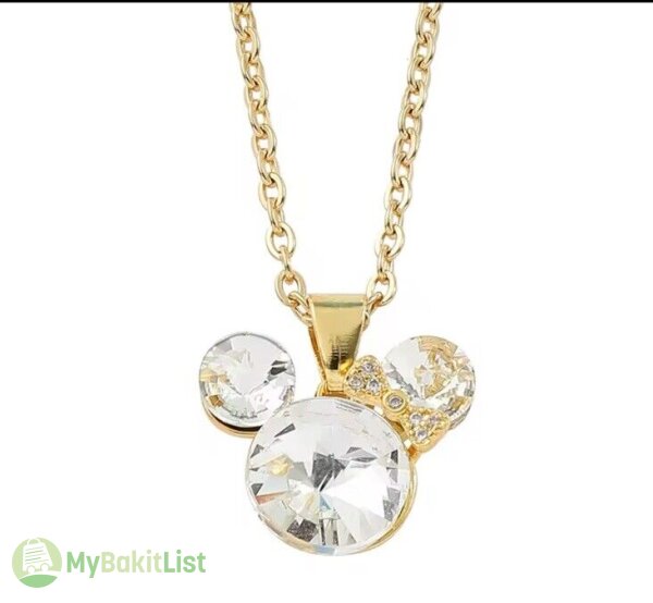 Disney Minnie Maus Kette Weiß Inklusive Box